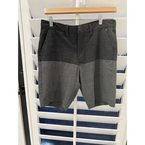 Billabong Men's Sumersible Surf HybrShorts Size 30 Black and Gray‎